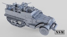 WWII US M5A1 Halftrack British