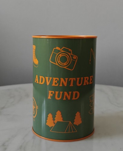 Money tin box - money, adventure