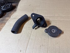 yamaha rd350ypvs  genuine rad header tank cap and pipe   cheap to clear