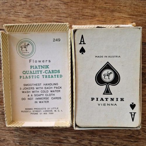Piatnik 249 playing - 249, cards