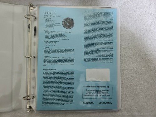 Flown sts payload bay liner - flown,
