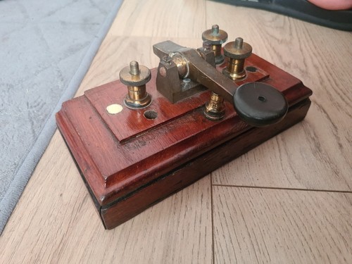 Antique telegraph key - key, on