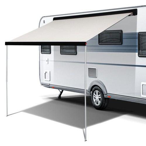 Electric awning wind roll out - electric,