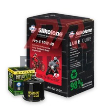 Kawasaki ZX400 J ZXR400R Japan Silkolene Pro 4 10W40 + Race Oil Filter