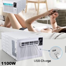 1100W Portable Air Conditioner Mobile Air Conditioning Unit Cooling Cooler White