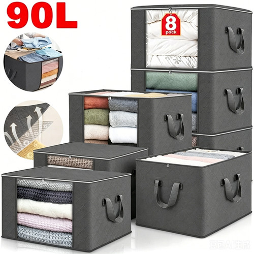 Pack 90l storage bags - 90l, zipped