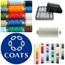 Coats moon polyester sewing machine thread overlocking - cotton 50% OFF MULTIBUY