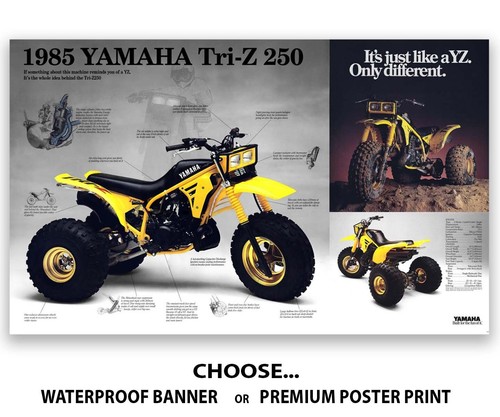 1985 yamaha tri 250 poster - 1985,