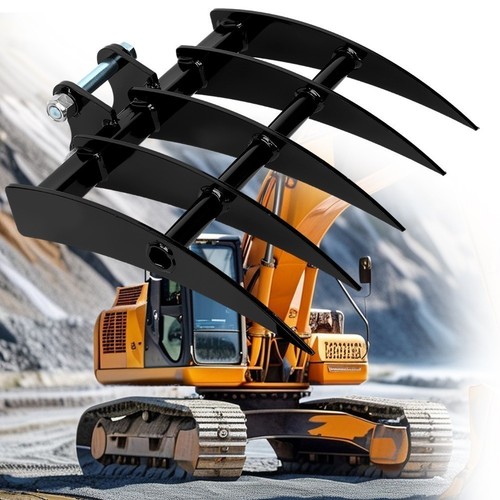 Digger rake for mini excavator - digger,