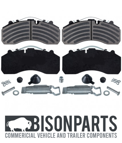 Brake pad set front - brake, or