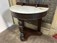 Antique Marble Top Hall Table FREE MANCHESTER DELIVERY