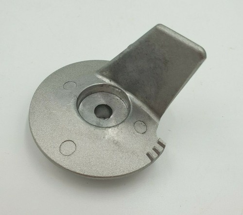 Zinc trim tab anode - zinc, mercury