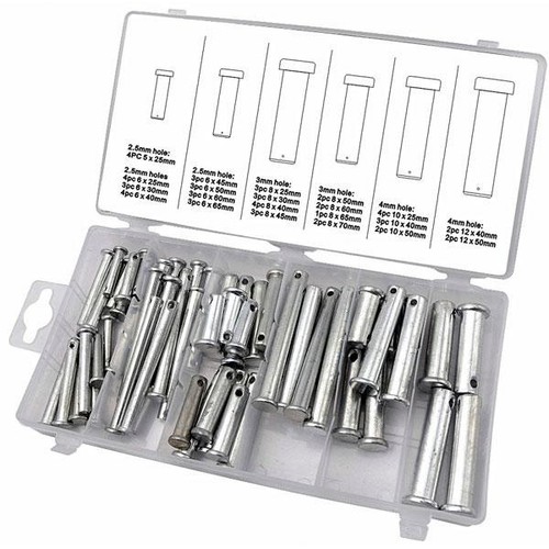 Clevis pin pcs assorted - pcs,