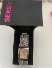 Ladies Silver Seksy Watch