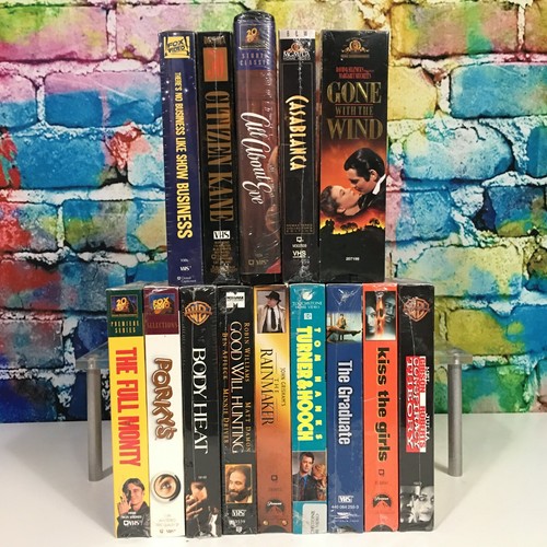 Vhs lot videotapes - vhs, 14