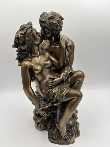 Bronze effect resin figurine - bronze,