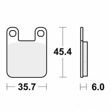 TRW Brake Pads MCB535EC Fits