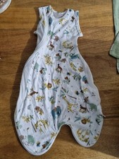 PurFlo 0.5 Tog Swaddle to Sleep Bag  Storybook Nutmeg (0-4m) Months John Lewis