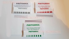 Plastigauge / Flexigauge bearing shell clearance mixed set of 12 GREEN RED GREY