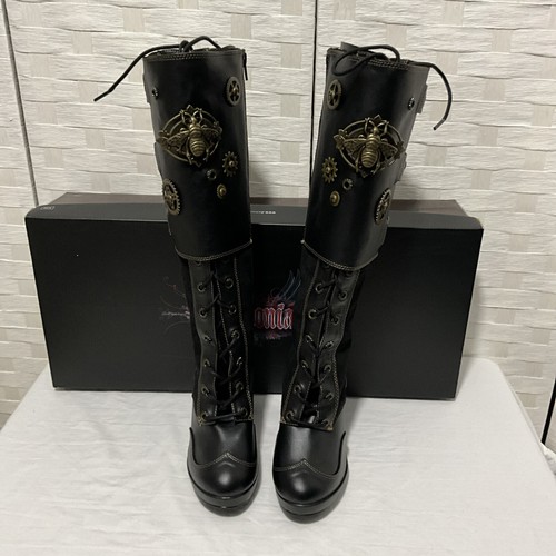 Demonia steam punk boots - uk, 5