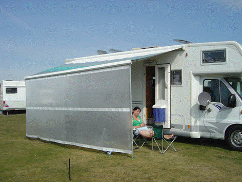 Motorhome caravan awning - motorhome, &