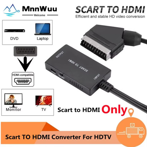 Scart hdmi converter - scart, to