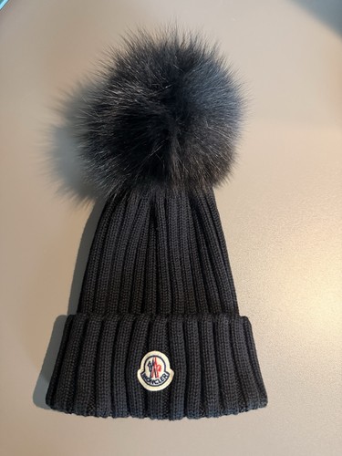Moncler logo black - moncler, hat