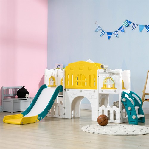 Wooden swing set with - wooden,