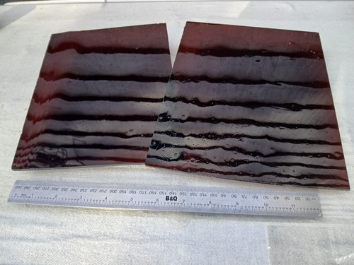 Stained glass offcuts - ., dark