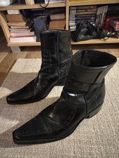 Dsquared2 Woven Leather Ankle