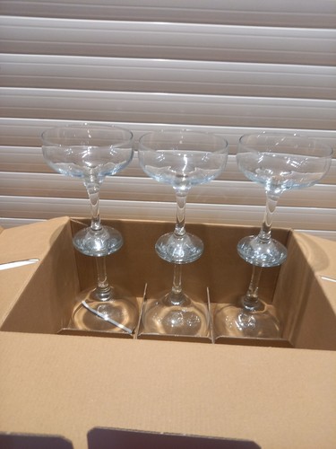 Set champagne saucers - set, 6