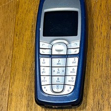 Nokia 6010 - Vintage Cell Phone Blue/Silver UNTESTED Parts Or Repair 
