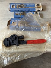 Vintage Chatwin Stilsons pipe wrench NOS Tool New In Box