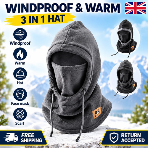 3in1 windproof winter warmer - 3in1,