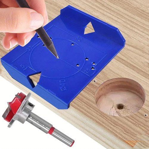 40mm hinge jig drill - 35/40mm, guide