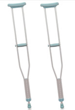 PEPE Mobility - Underarm Crutches Pair (x2 Units, Size L), Adjustable for Adults