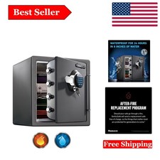 Ultimate 1-Hour Fireproof & Waterproof Alloy Steel Safe with Digital Lock