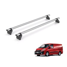 Fiat Scudo Roof Rack Fits 2007-2016 Models 2x Steel Bars Rhino Kammbar Fleet