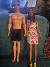  Barbie dolls mattel x2 of