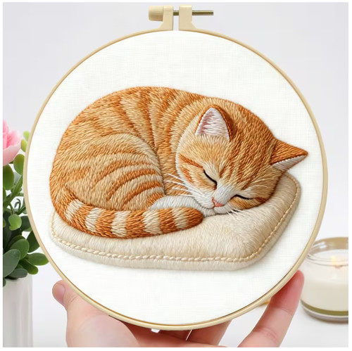 Embroidery hoop kit 20cm - hoop,