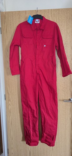 Nearly new age red overalls - 13,