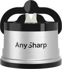 AnySharp World's Best Knife SharpeneAnr, PowerGrip Suction, Original and Genuine