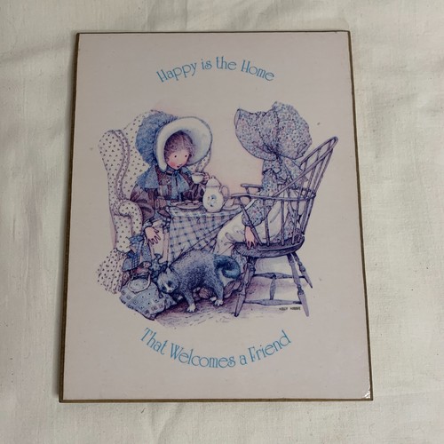 Vintage wooden holly hobbie - wooden,
