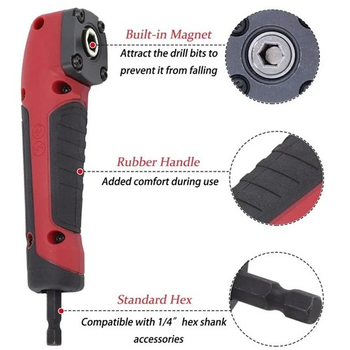 Right angle drill attachment - drill,
