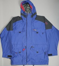 BERGHAUS Glacier Peak Goretex Jacket Mens Large Waterproof Hooded Rain Coat VTG