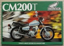 HONDA CM200T-A Motorcycle Sales Brochure c1982