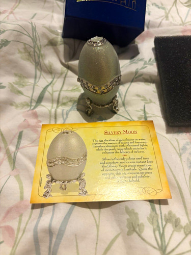 Silvery moon faberge - moon, with