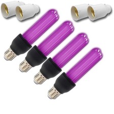4x Ultra Bright UV Glow Disco