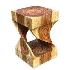 Solid Wood Table Carved Stool