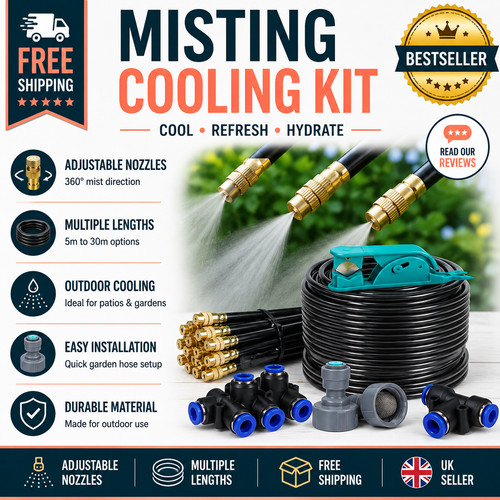 30m misting cooling system - misting,